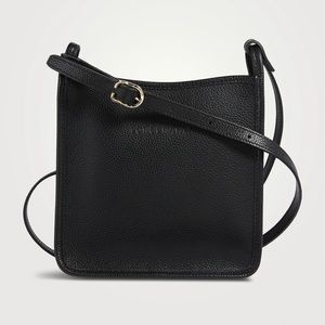 Longchamp Small Le Foulonné Leather Crossbody Bag
